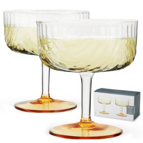 Deco Gatsby Crystal Coupe Glasses ViskiÂ®