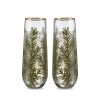 Woodland Stemless Champagne Flute Set by Twine