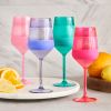 Wine FREEZE Stemmed  in Tinted Set (set of 4) by HOST