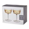 Deco Beau Crystal Coupes Viski