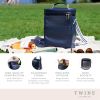 Cooler Backpack in Navy by Twine Living