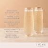 Starlight Stemless Champagne Flute Set Twine