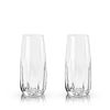 Cactus Crystal Stemless Champagne Flutes by Viski