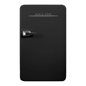 Magic Chef 3.2-Cu. Ft. ENERGY-STAR Certified Retro Mini Fridge with Manual Defrost (Color: Retro Black)
