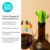 7 Piece Stopper and Charm Set True Zoo