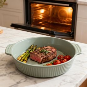 8.5 Inch Bakeware (Color: Green)