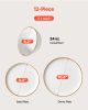 Dinnerware Set, Round Plates and Bowls Sets, Scratch Resistant Ceramic Dinner Ware