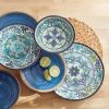 12-Piece Melamine Dinnerware Plates Bowls - Service for 4