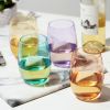 Color Stemless Wine Glasses True